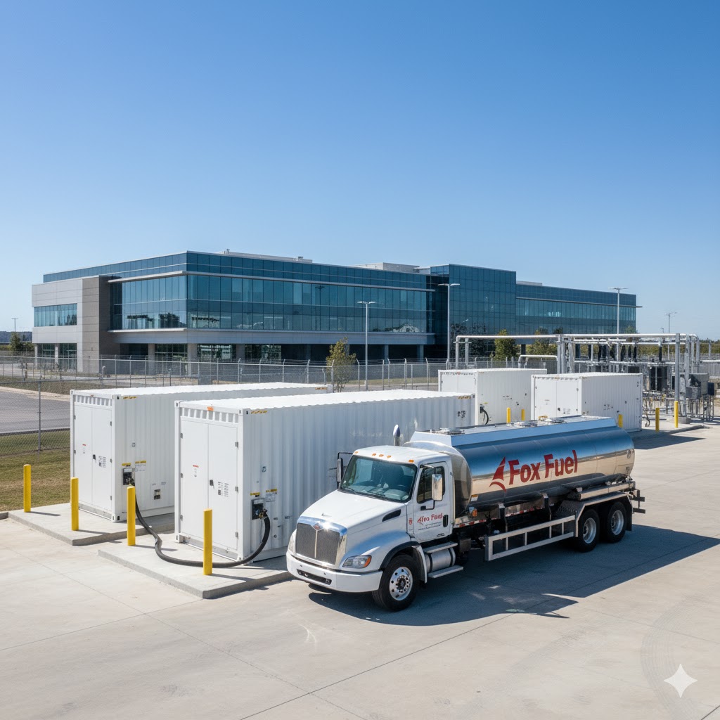 Fox Fuel jobsite fueling commercial fuel delivery service