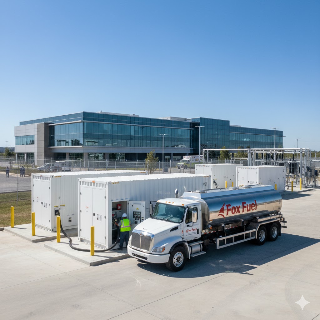 Fox Fuel jobsite fueling commercial fuel delivery service